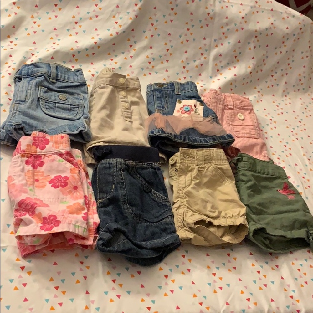 Bundle of 8 toddler shorts